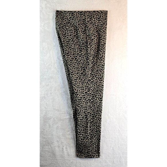 Leopard Print Ankle Pant Skinny Stretch Sz 12 A New Day Cheata High Rise Sexy - Picture 4 of 14